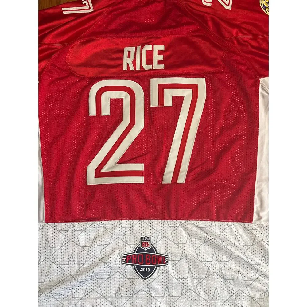 Baltimore Ravens Ray Rice‎ #27 2010 NFL Pro Bowl Jersey- Reebok Men's Size 52